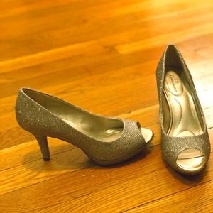 Super Model High-heels Glittery Gold